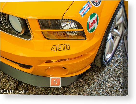 2007 Parnelli Jones Mustang Canvas Art Print by Darrell Foster