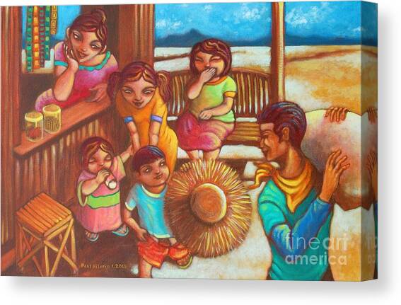 Sari-saring Saya at Alaala Canvas Art Print by Paul Hilario