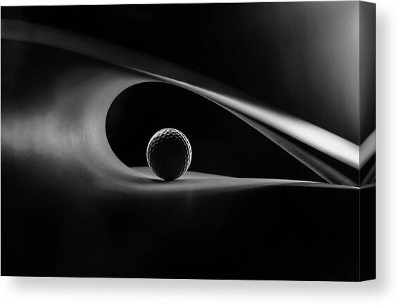 Light And Shadows Canvas Art Print by Olavo Azevedo