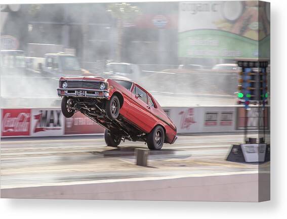 Nova Wheels up Canvas Art Print by Darrell Foster