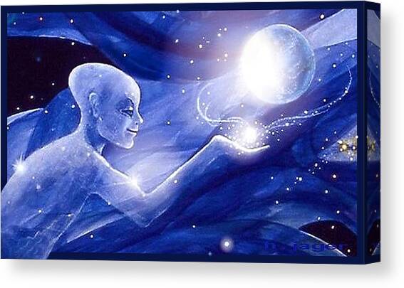 Sun   Creator  Canvas Art Print by Hartmut Jager