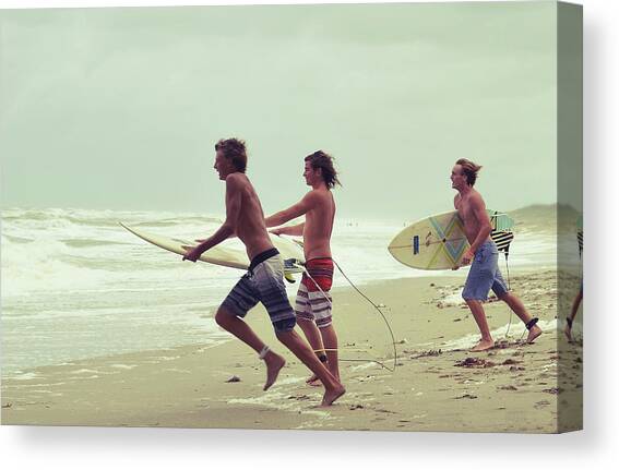 Boys of Summer 2 Canvas Art Print by Laura Fasulo