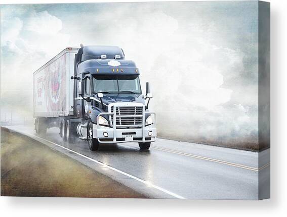Coming Out Of The Fog Canvas Art Print by Theresa Tahara