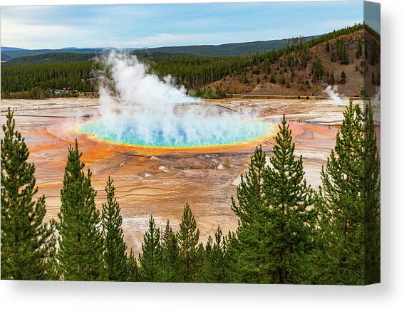  Photograph - Grand Prismatic Overlook by Tim Stanley