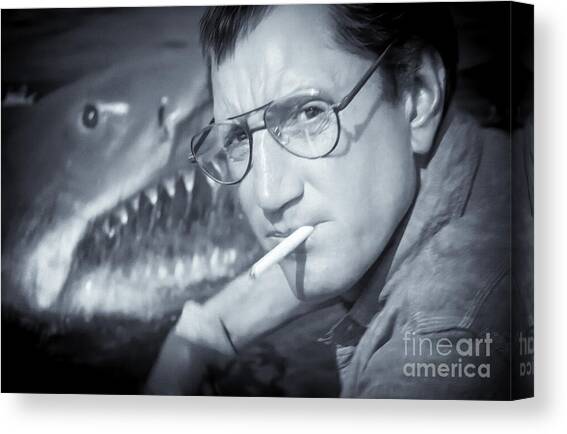 Jaws 1975 - Going To Need a Bigger Boat Canvas Art Print by Gallery Twenty Seven