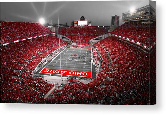 Ohio Stadium Canvas Prints Fine Art America