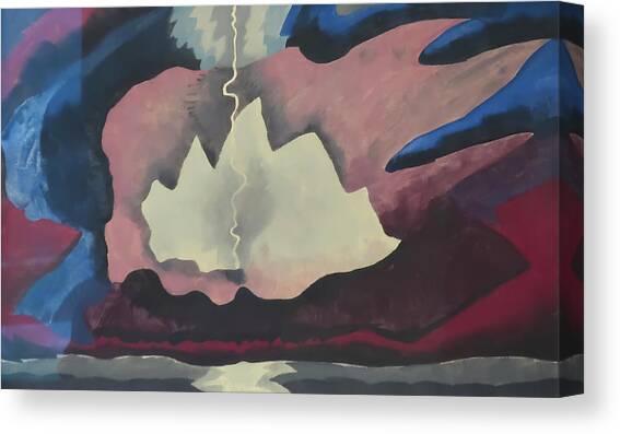Thunder Shower #2 Canvas Art Print by Arthur Dove