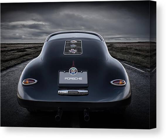 Vintage Porsche on Open Road Canvas Print