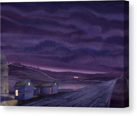 Pre-Dawn On The Hi-Line VI Canvas Art Print by Scott Kirby