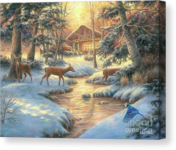 Drifting Through Canvas Art Print by Chuck Pinson