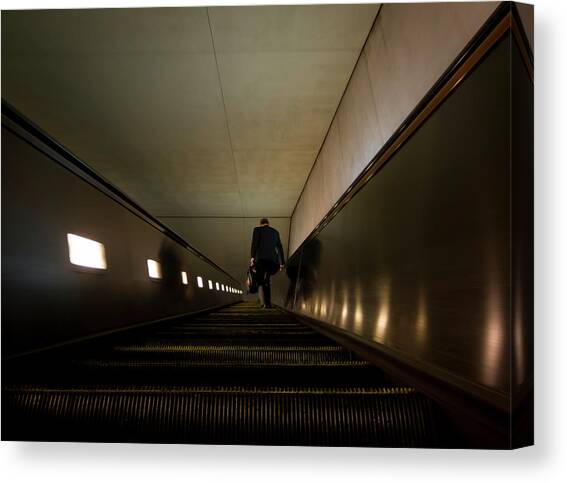 Escalation Canvas Art Print by Daniel Murphy