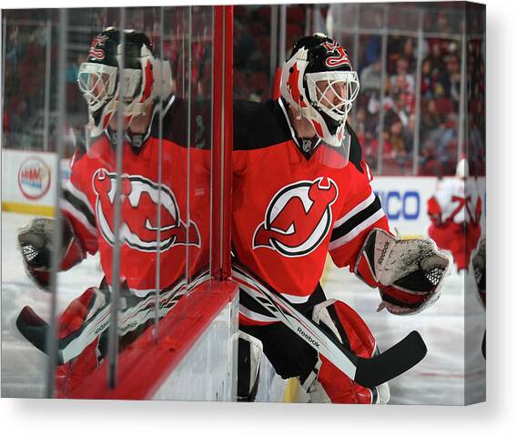 Martin Brodeur New Jersey Devils NHL Action Photo (Size: 12.5" x  15.5") Framed