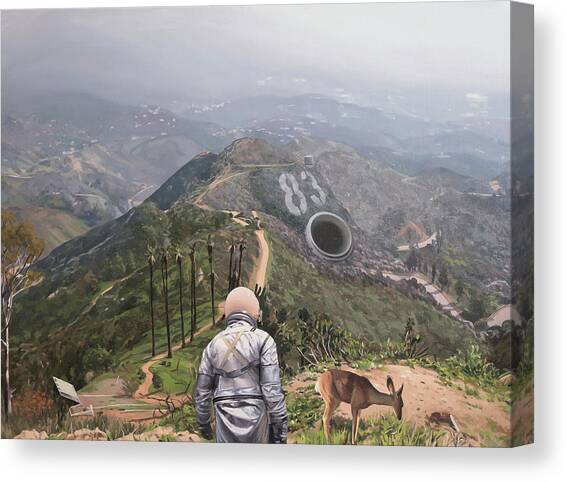 Number 83 Canvas Art Print by Scott Listfield