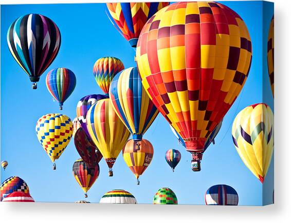Art print POSTER Canvas Albuquerque International Balloon Fiesta