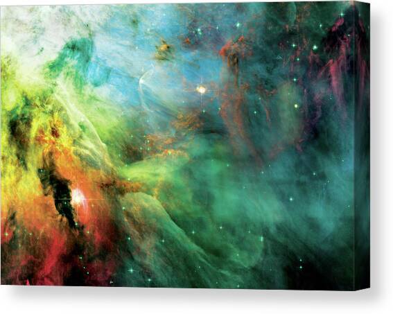 Rainbow Orion Nebula Canvas Art Print by Jennifer Rondinelli Reilly - Fine Art Photography