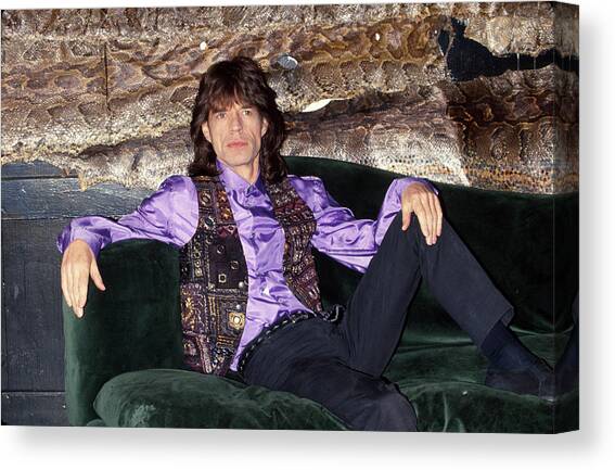Mick Jagger #2 Canvas Art Print by Dmi