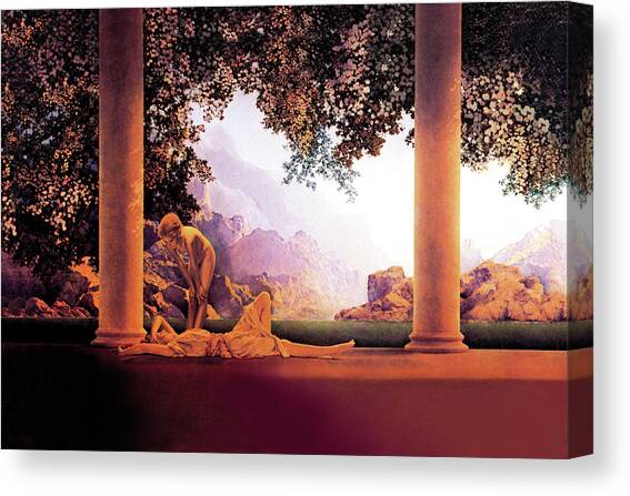 Daybreak #2 Canvas Art Print by Maxfield Parrish