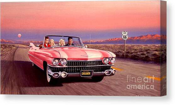 California Dreamin' Canvas Art Print by Michael Swanson