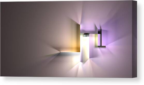 Chromatic Geometry 36 Canvas Art Print by Scott Norris