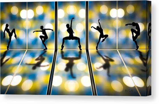 Joy Of Movement Canvas Art Print by Bob Orsillo