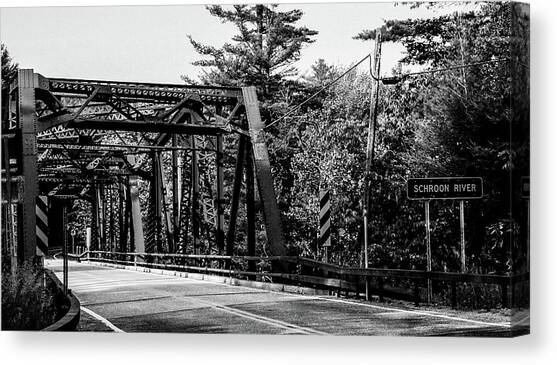  Photograph - Old Bridge Black and White by Louis Dallara