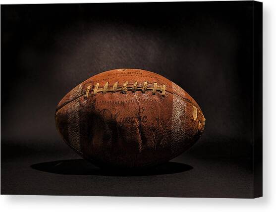 Game Ball Canvas Art Print by Peter Tellone
