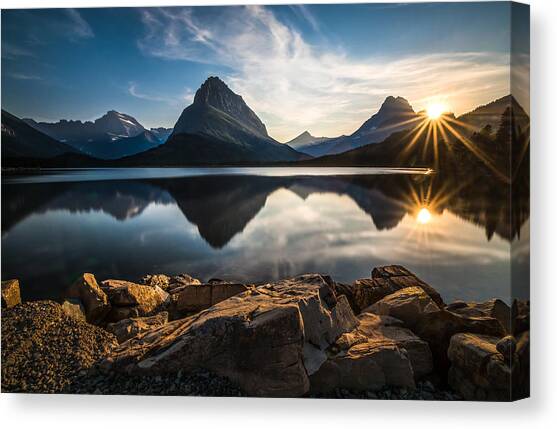 Get Lost Glacier National Park Montana Wall Art Canvas Art ...