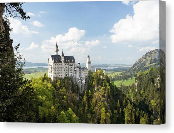 Neuschwanstein Castle Canvas Art Print by Francesco Emanuele Carucci