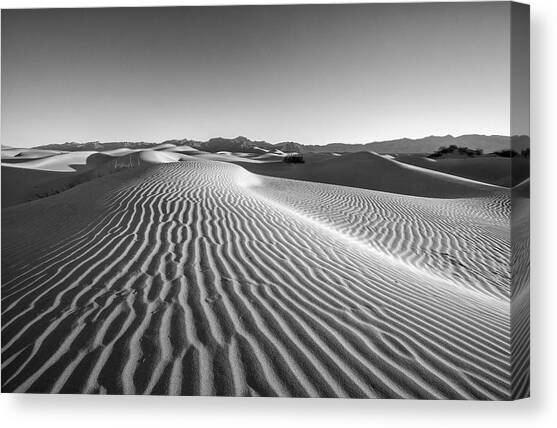 Waves in the distance Canvas Art Print by Jon Glaser