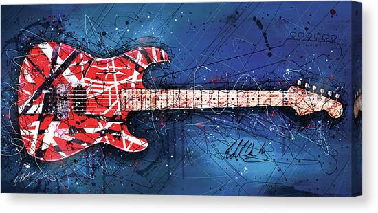 Light Up The Sky Canvas Art Print by Gary Bodnar
