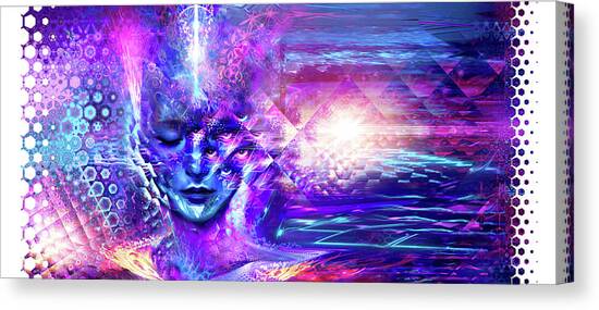Sacredelic Surrendering Canvas Print
