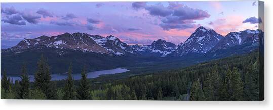 Glacier Glow Canvas Art Print by Chad Dutson