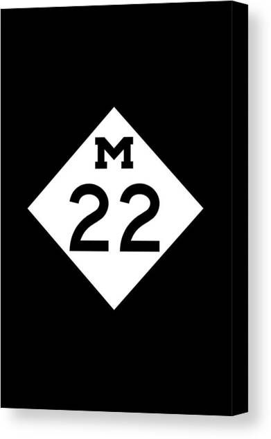 M 22 #1 Canvas Art Print by Sebastian Musial