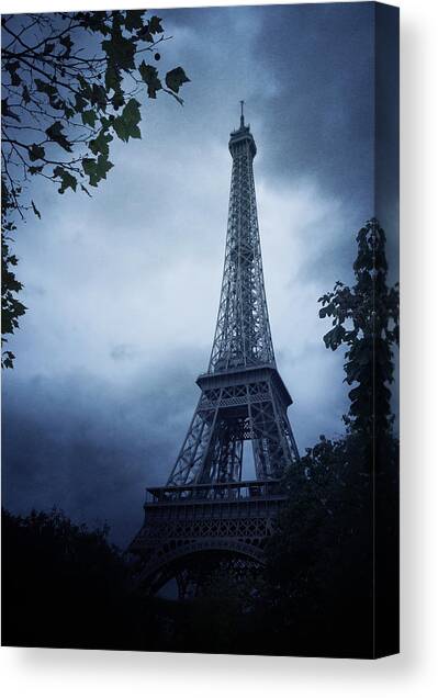 Eiffel Tower #1 Canvas Art Print by Cambion Art