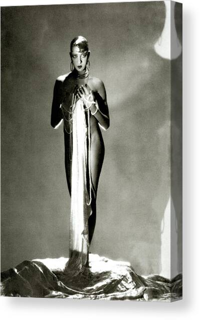 Josephine Baker Canvas Art Print by George Hoyningen-Huene