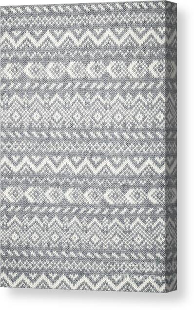 Knit pattern abstract Canvas Art Print by Elena Elisseeva
