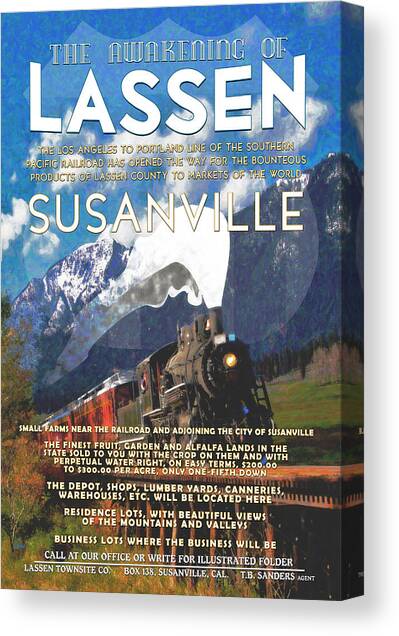 The Awakening of Lassen Canvas Art Print by The Couso Collection