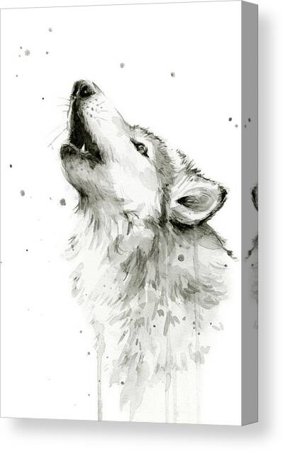 Animal Canvas Prints Framed Wall Art Photo Picture Wolf Abstract Blue Black 