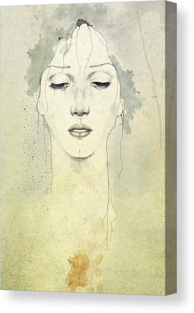 Raining Canvas Art Print by Diego Fernandez