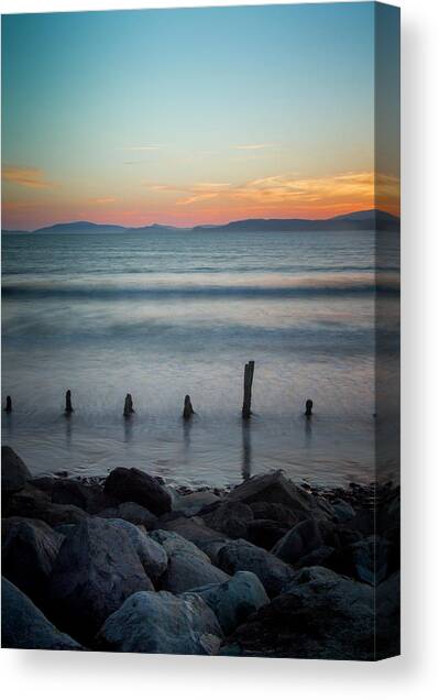 Rosbeigh Line Up Canvas Art Print by Mark Callanan