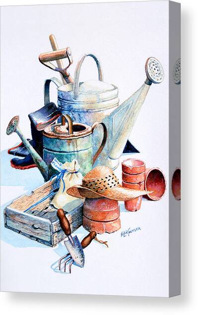 Todays Toil Tomorrows Pleasure II Canvas Art Print by Hanne Lore Koehler