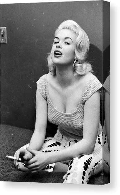 Jayne Mansfield #3 Canvas Art Print by Peter Stackpole