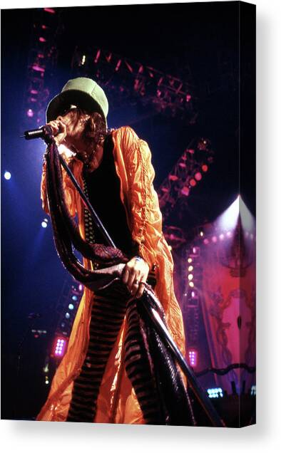 Steven Tyler & Aerosmith #3 Canvas Art Print by Mediapunch
