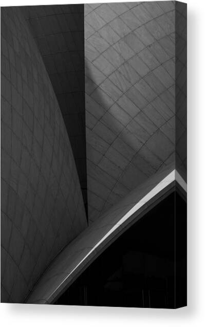 Lotus Temple #4 Canvas Art Print by Shobhit Chawla