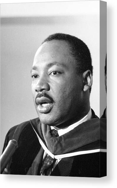 Martin Luther King Jr #5 Canvas Art Print by Photo File