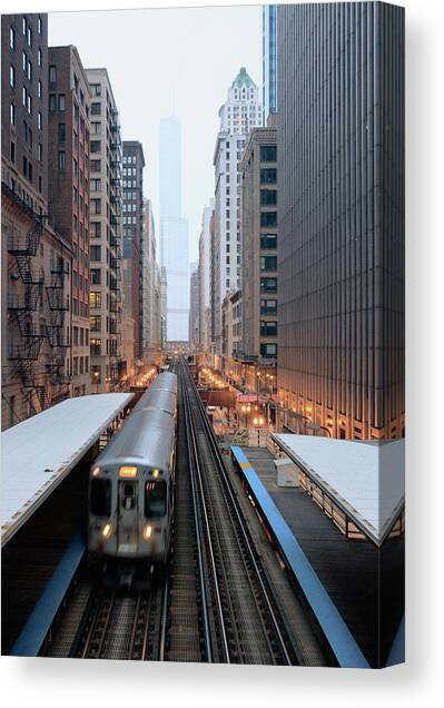 street photography urban decor Chicago South Loop print downtown Chicago print Midwest wall art Chicago L Train photography