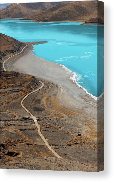 Perfect Curve Canvas Art Print by Touch The Word By Heart.