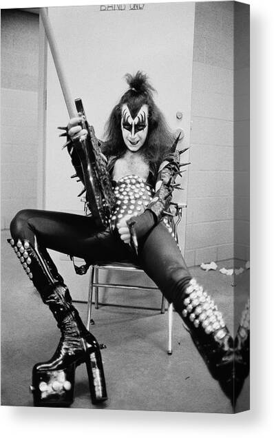 Gene Simmons Backstage Portrait Canvas Print