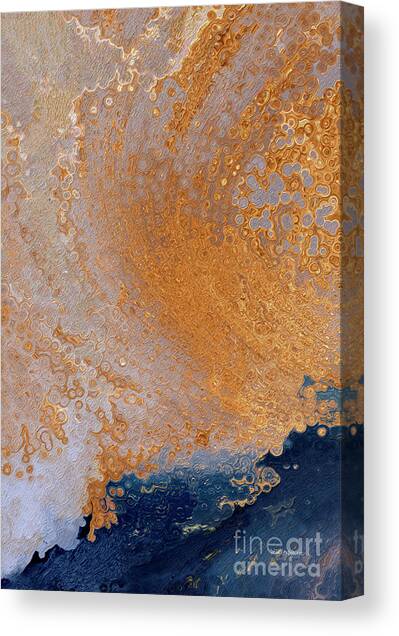 1 Peter 1 8. Joy in Believing Canvas Art Print by Mark Lawrence