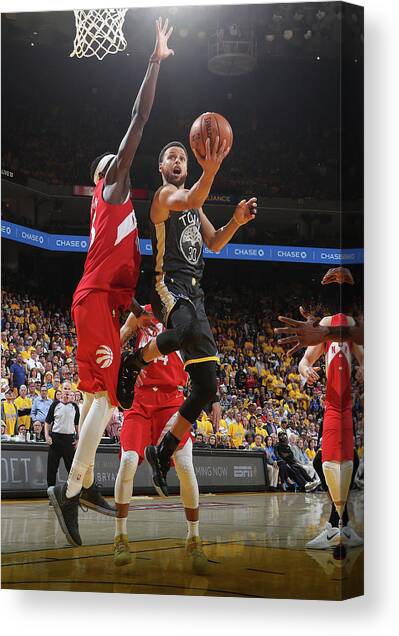 Stephen Curry #11 Canvas Art Print by Nathaniel S. Butler